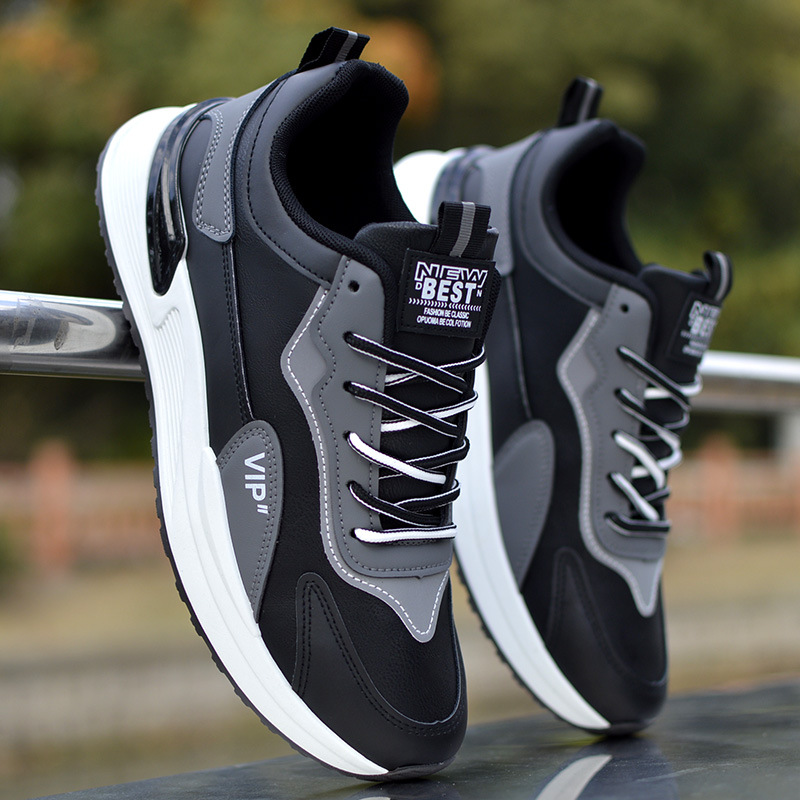 Férfi tavaszi-nyári új sport, vízálló, csúszásgátló futócipő, divatos és sokoldalú apuka cipő_voghion.com