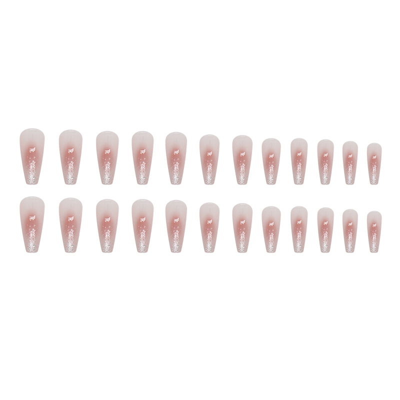 Fard à joues en poudre douce et Pure, ballet moyen et long, paillettes progressives, vêtements doux pour filles, lot mixte d'ongles_voghion.com