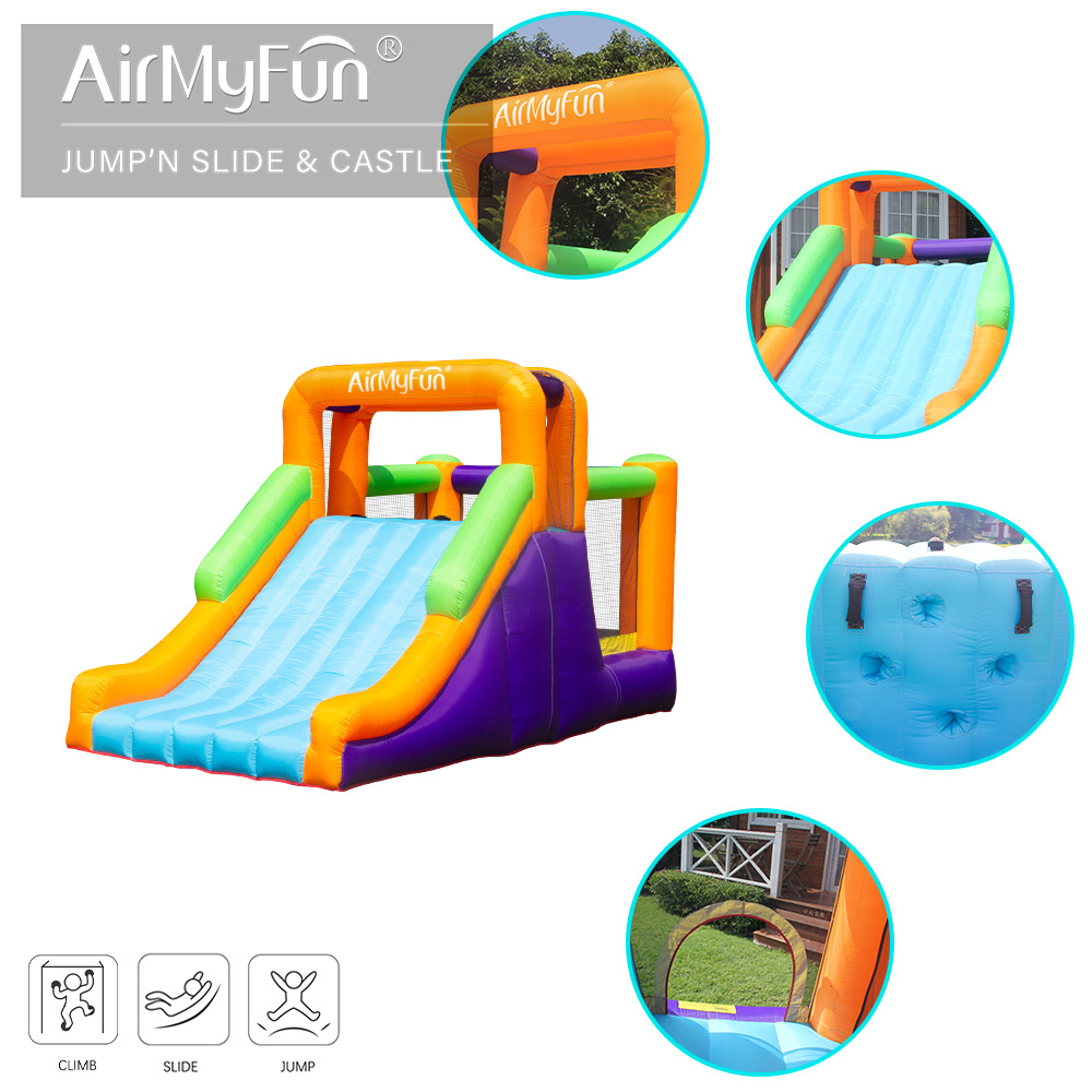 AMF | Castillo inflable para el hogar Diapositiva pequeña para niños Diapositiva inflable Hogar pequeño Castillo doméstico