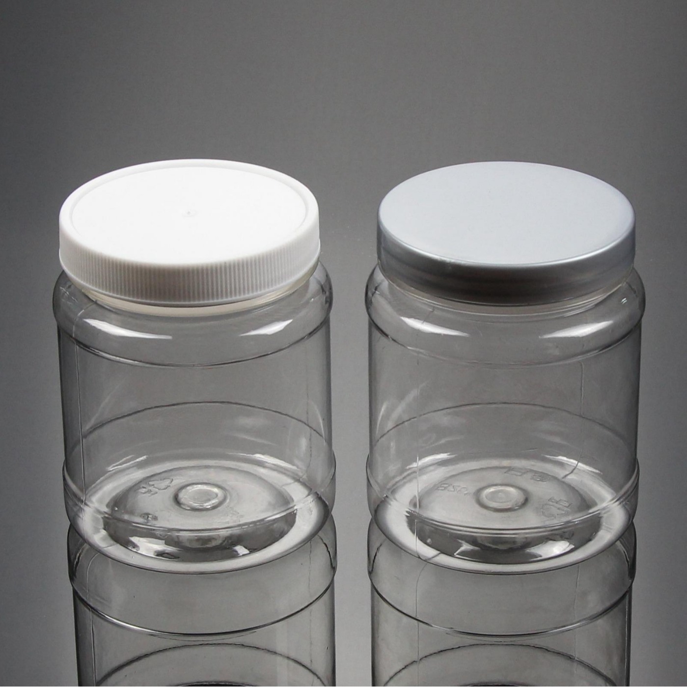 720ml圆形透明塑料瓶、咖啡方糖零食分装罐、广口大口瓶PT-104