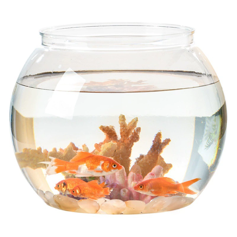 Прозрачный пластиковый столешница украшение черепахи аквариум офисный декоративный аквариум домашний микроландшафт гидропонное растение аквариум с золотой рыбкой