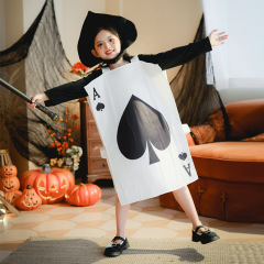 ハロウィーン子供服アリス夢遊病ワンダーランドおとぎ話トランプブランド黒心桃A子供服変な服