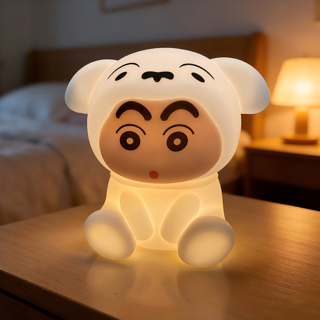 Huevo Bao fiesta de silicona lámpara de noche regalo de cumpleaños para niños dormir dormitorio cabezal de la cama con bebé dormir lactante lámpara de palpitación