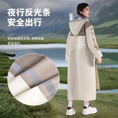 新款雨衣长款全身防暴雨成人带背包位耐磨户外男女风衣式防水
