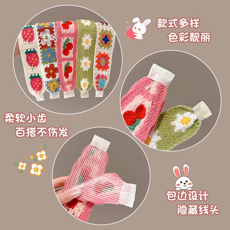 Tejido frange pegatinas velcro cinta de cabello 2025 nuevo pegatinas de cabello rotas Zhao LuSi el mismo no comprime la banda de cabello lavar la cara