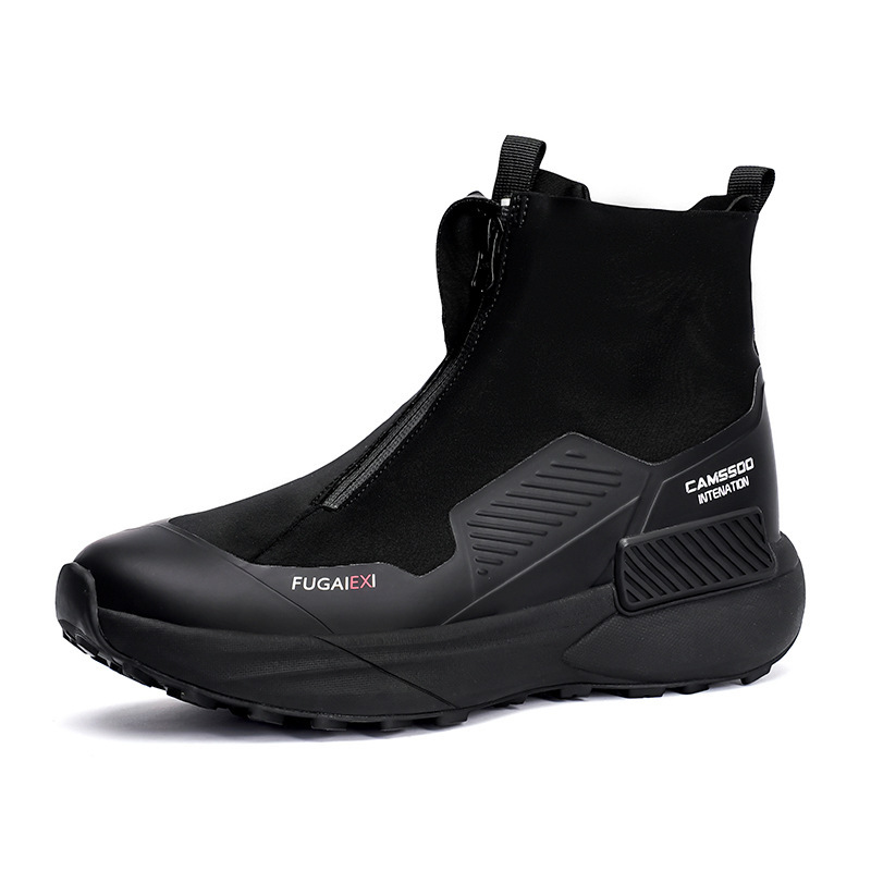 German Classy Mountaineering Desert Boots Autum New Shock-Absorbing Soft Sole Water-Repellent Outdoor High-Top Hiking Shoes Snow Boots