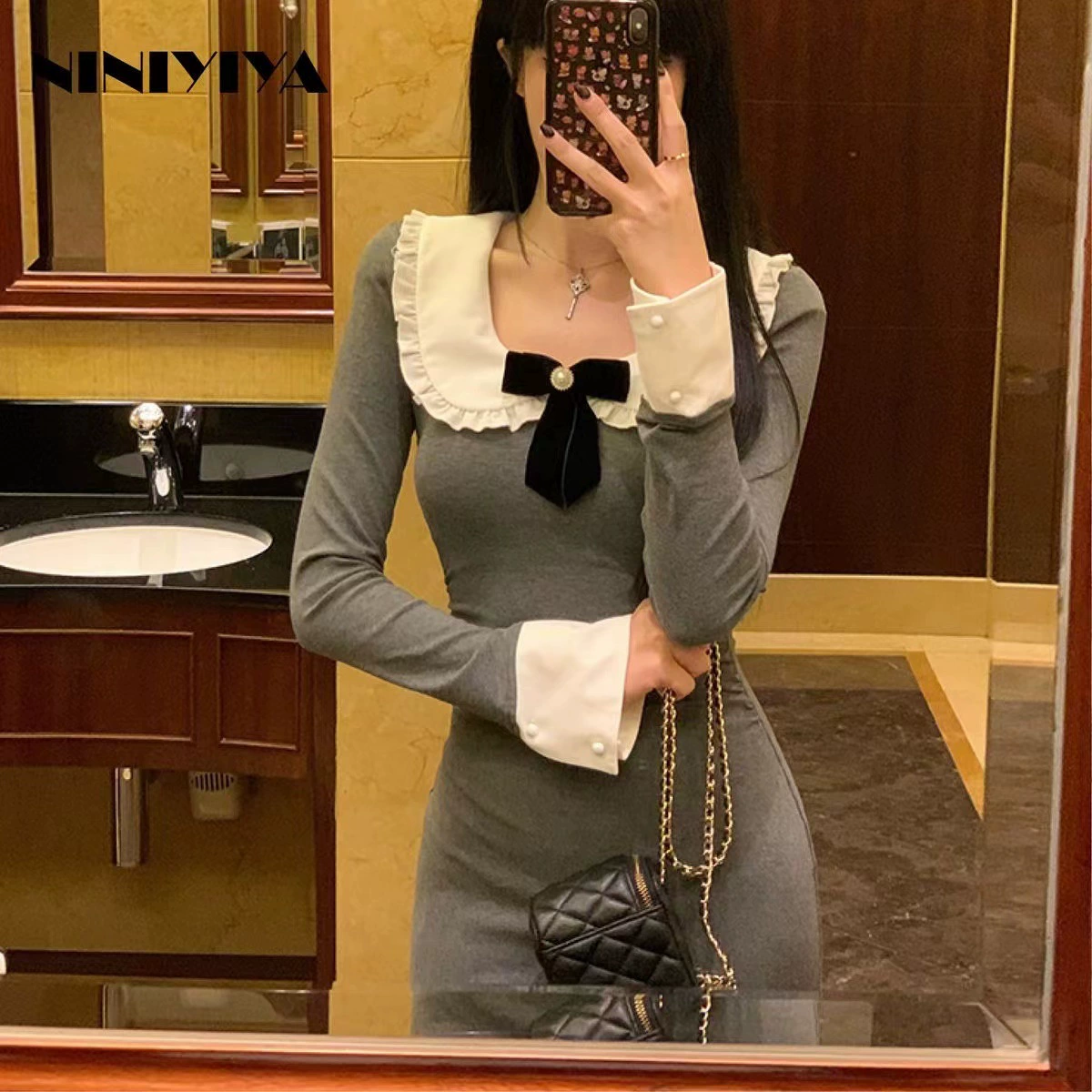 [С бантом] Осенью и зимой я хочу обернуть бедра