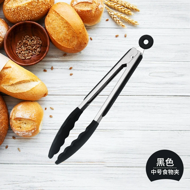 Производитель оптовый стейк клип BBQ зажим для горшочка, боковая еда зажим для выпечки силиконовый нержавеющая сталь кухня
