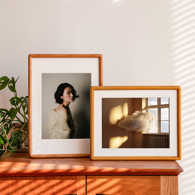 Uncle Lu black walnut solid wood photo frame table wholesale mortise and tenon A4 advanced sense 6 inch creative texture 8 inch photo frame Uncle Lu black walnut solid wood photo frame table wholesale mortise and tenon A4 advanced sense 6 inch creative texture 8 inch photo frame