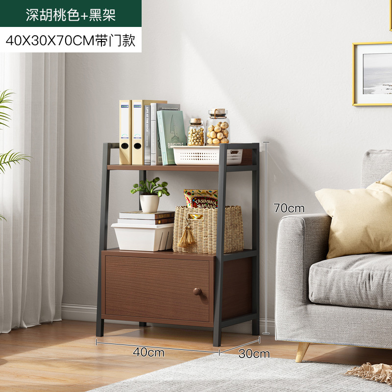 Estante de almacenamiento piso sala de estar dormitorio sala de deportes electrónicos armario de exposición multicapa de hierro forjado estante de almacenamiento estante de maleta doméstica