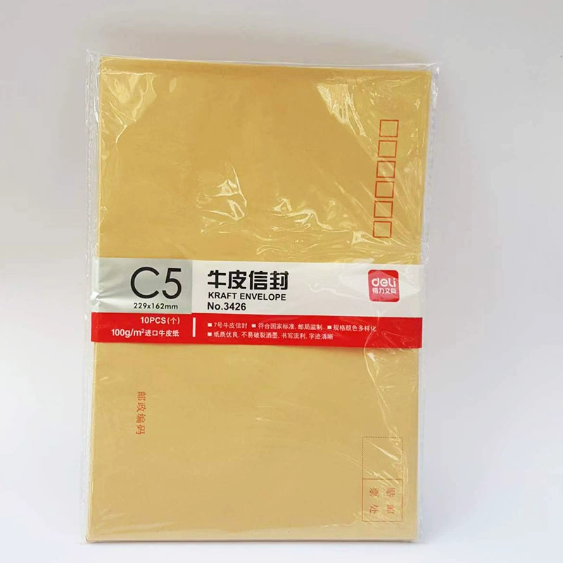 得力 (Deli) 10 No. 7 Cater Envelope Post Office Standard converter 229*162mm3426-10/package