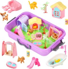 萌え寵愛園テーマ感覚盆子供砂盤ゲーム盆小世界幼稚園啓蒙玩具教具