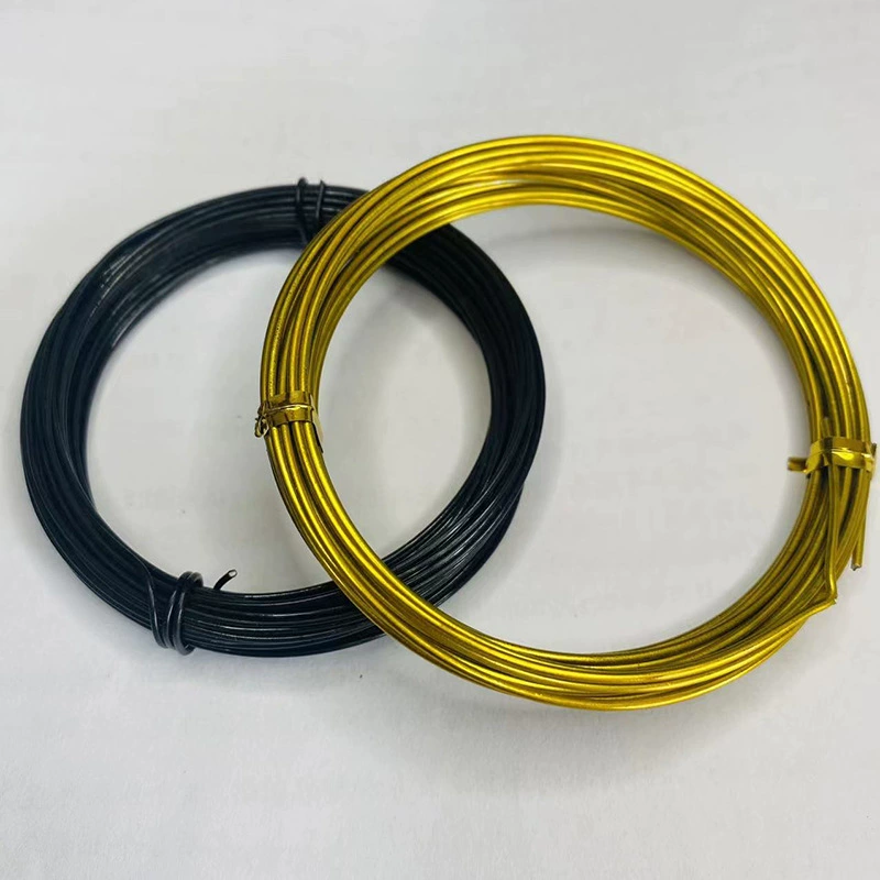 Factory supply colorful baked enamel plated metal tinned coated wire colorful decorative accessory DIY bead stringing