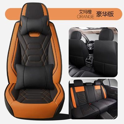 Factory Direct Supply Wholesale Car Seat Four Seasons Pad - emma-orange-deluxe-edition-1