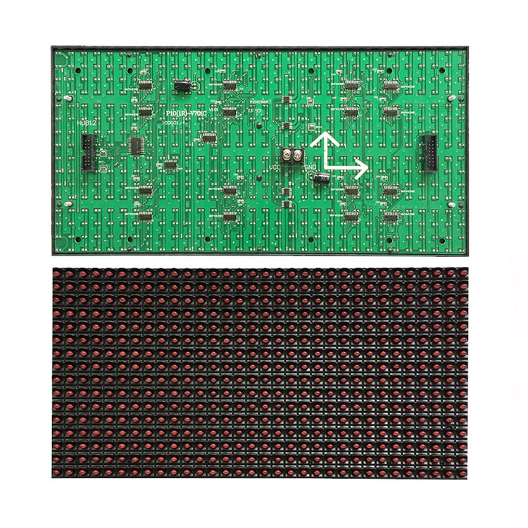 Pantalla LED para puerta, tira publicitaria, pantalla electrónica roja individual para exteriores, pantalla móvil con cambio de texto y desplazamiento para publicidad.