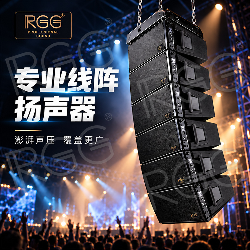 Rcf Same Model Hdl20A Active Speaker Dual 10inch Line Array Audio Amplifier Speaker Set Stage Audio System