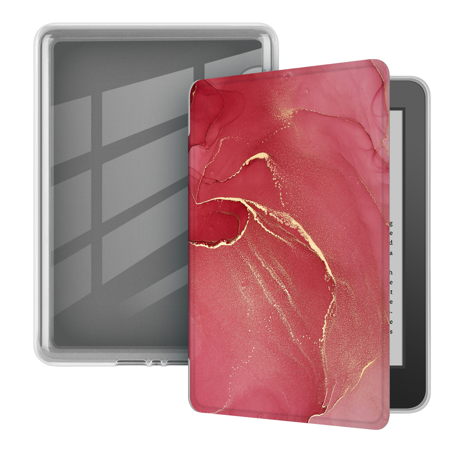 Aplicable kindle paperwhite6543 acrílico pintado funda protectora 658/558 funda protectora transparente