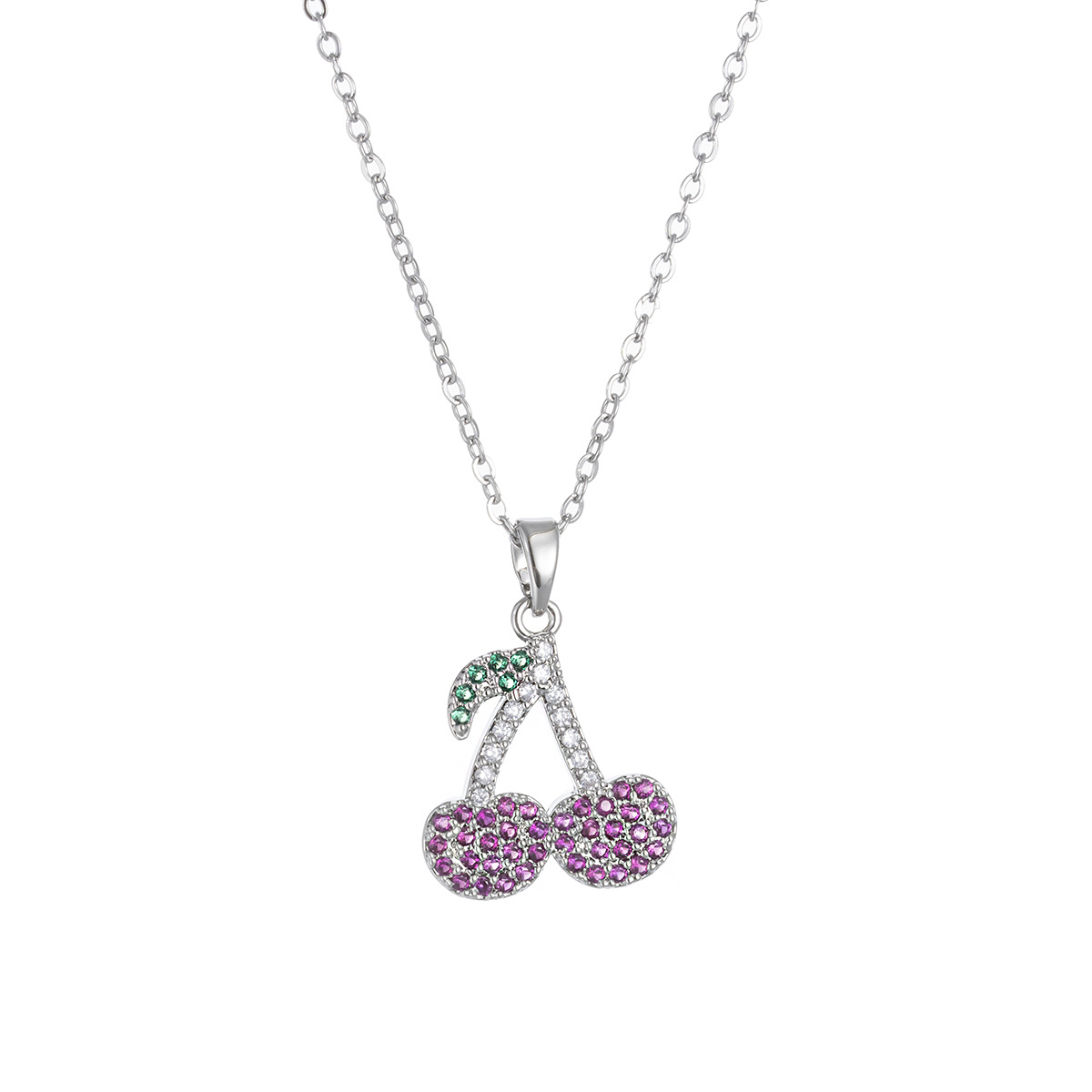 8g Weight Titanium Steel Pendant Material Pendant Necklace Classification Titanium Steel Chain Material cable chain Chain Type 1 Piece Quantity Holiday, Daily Occasion Titanium Steel, Copper Material Fruit Pattern Spring&Summer Season Women's Gender Plating Design Vacation, Classic Style Style Wholesale Jewelry Vacation Classic Style Fruit Titanium Steel Copper Plating Cable Chain Pendant Necklace 15