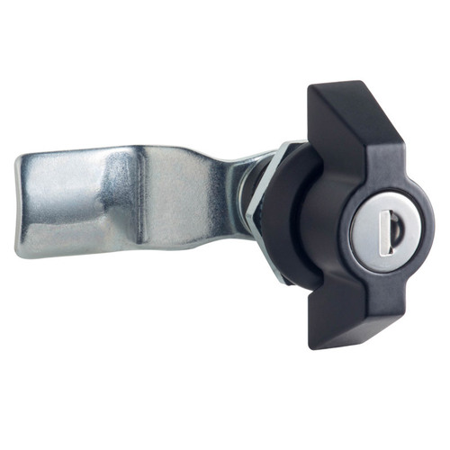 Hengzhu Cabinet Lock MS408 Turning Bolt Lock Distribution Box Lock Electrical Cabinet Door Lock Factory Direct Delivery