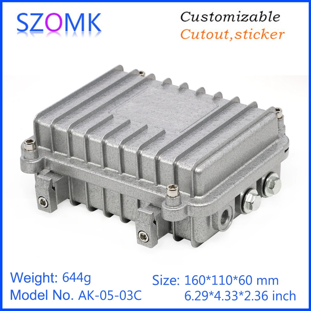 Корпус из литого алюминия, профиль из алюминия, раздельный корпус контроллера питания, корпус усилителя, алюминиевый корпус для печатных плат AK-05-03C