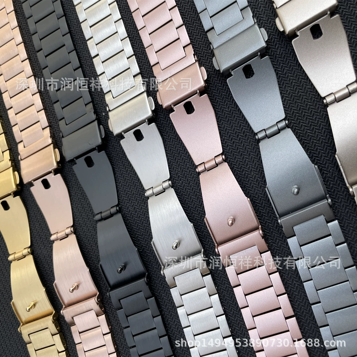 Ремешок для часов из нержавеющей стали сверхтонкий