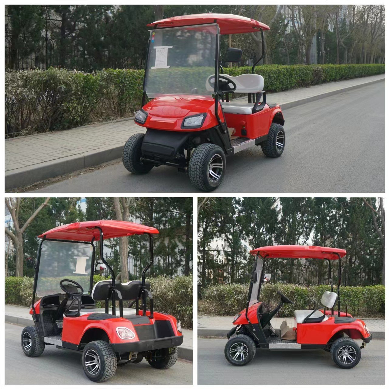 Golf Cart, Four-Wheel Sightseeing Vehicle, Hotel and B&B Property Viewing Tour Bus, Electric Sightseeing Car, Patrol Car