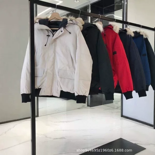 Wholesale for export: Model 01, oversized short down jacket, unisex, thickened, pilot-style jacket, couple's style, three-proof, autumn/winter outerwear