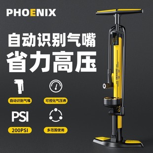 Phoenix Bicycle Pump Household New High-Pressure Road Mountain Bike Air Pump Electric Motorcycle General Car