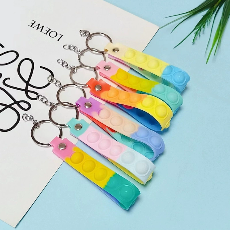Trend keychain, bracelet PVC, accessory