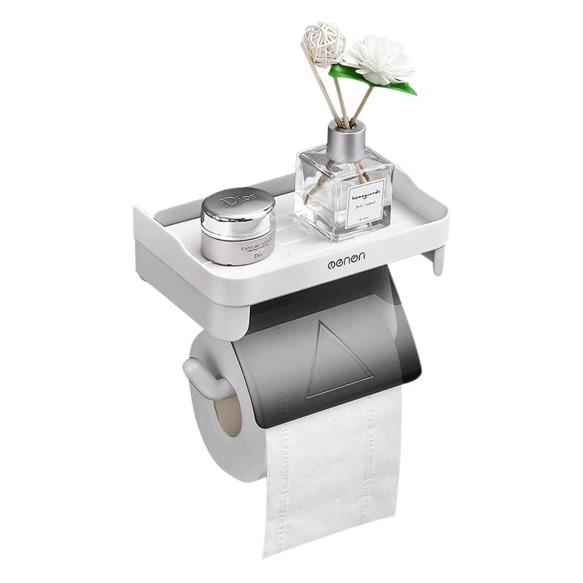 Держатель туалетной бумаги Держатель бумаги для лица Держатель рулонной бумаги Пластиковый Туалет Водонепроницаемый кухонный держатель для бумаги Хранение