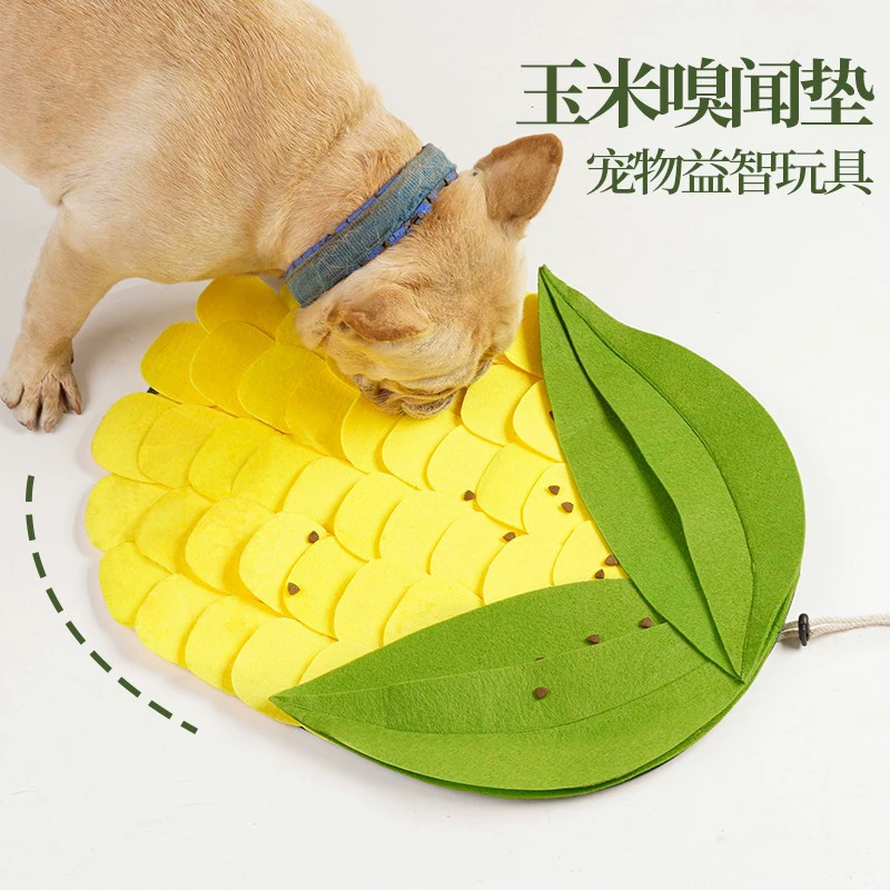 Кукурузные кошки и собаки нюхают подушку, нюхая подушку, можно повесить цветные домашние животные, чтобы освободить энергию, чтобы распаковать медленные подушечки