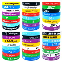 Спортивный баскетбольный браслет Kobe James Curry Owen Durant силиконовый браслет футбольный браслет для болельщиков