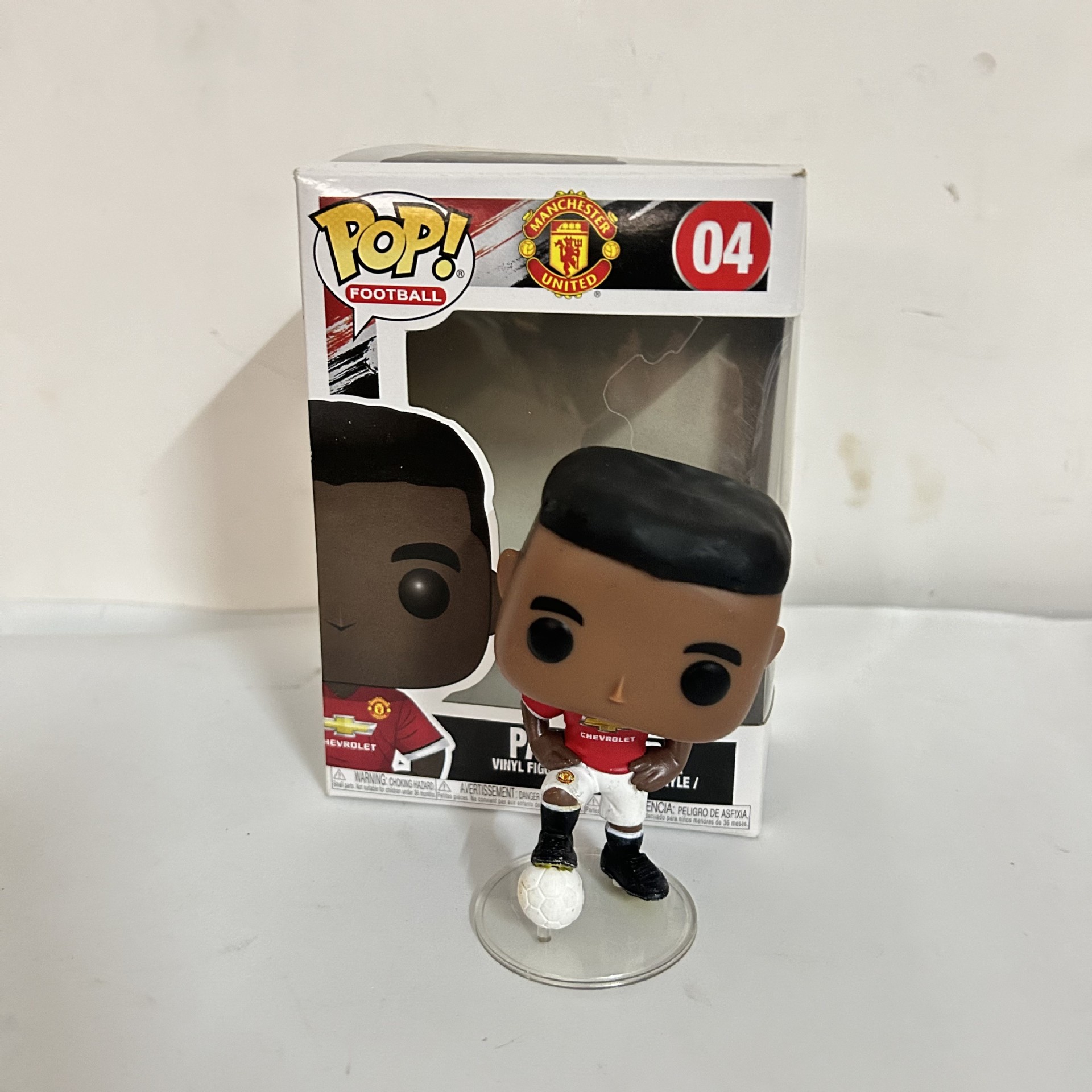 Figura de Acción POP, Figura de Fútbol del Manchester United y Liverpool, Modelo de Pogba, Salah, Ibrahimovic y Mané