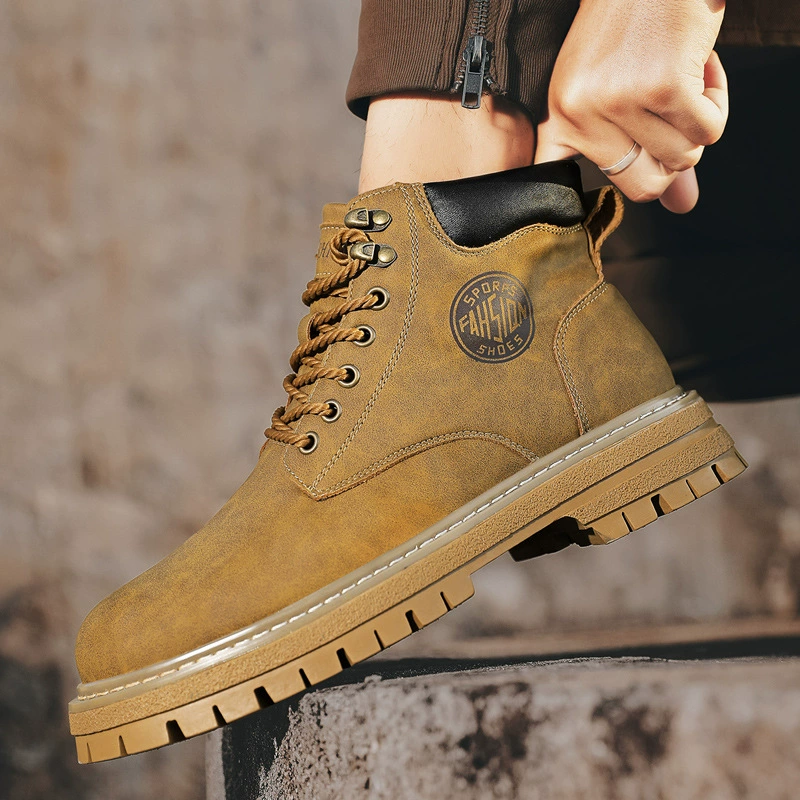Martens, теплые высокие ботинки для отдыха в английском стиле