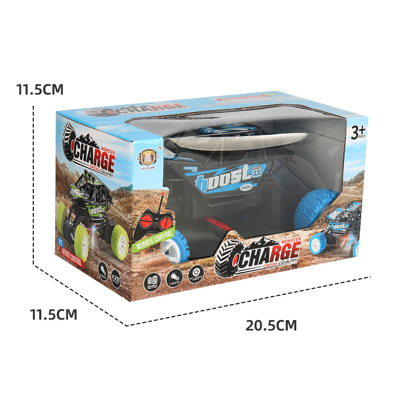 Control remoto de cuatro vías para niños modelo de simulación de coche de escalada vehículo todoterreno con luz eléctrica control remoto coche niño juguete al por mayor