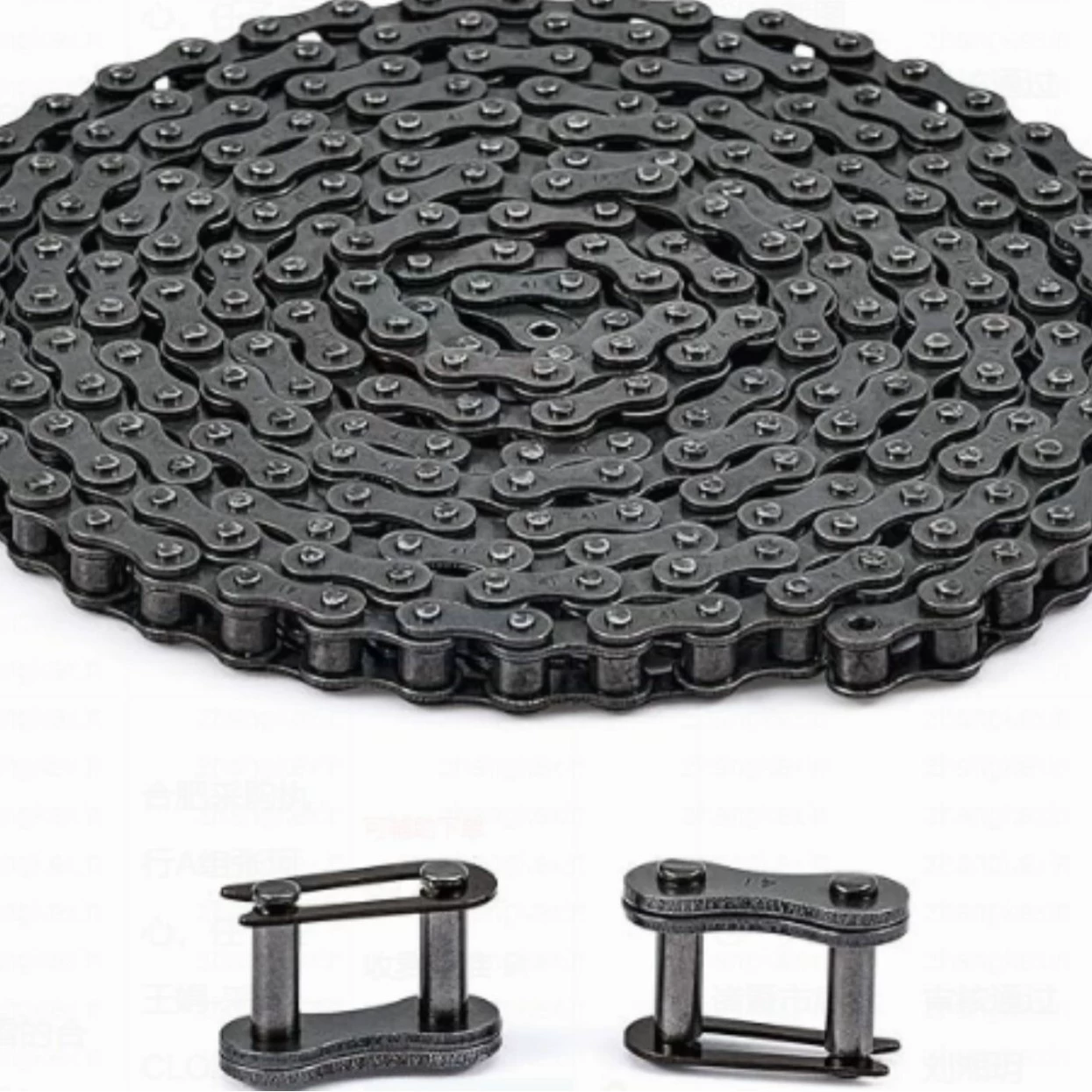 Электрическая цепь привода для гаражных ворот, производитель цепей 08B, 40, 41, 085, индивидуальная длина, в упаковке