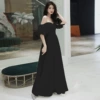Black, long
