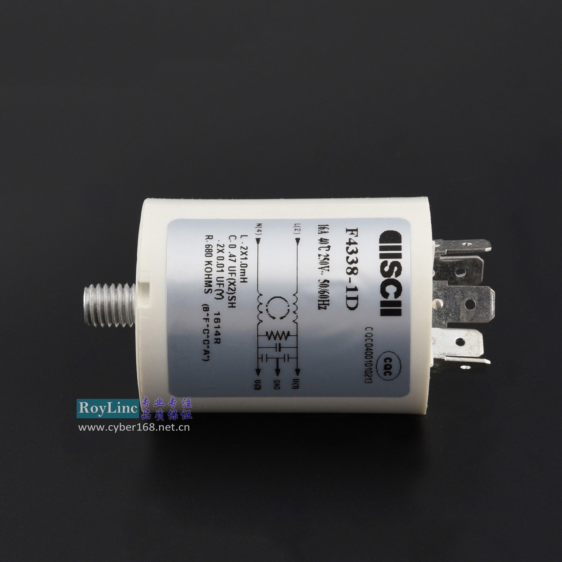 F4338-1D F4338-2 16A螺杆款洗衣机干衣机空压机CQC VDE滤波器EMC