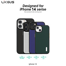 Likgus适用iPhone14手机壳12石墨烯散热气孔13撞色苹果14 Pro壳