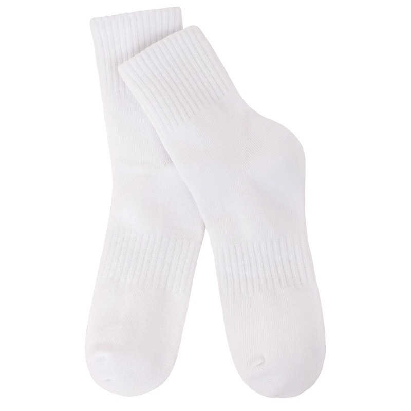 Calcetines para niños, calcetines de tubo blancos para mujeres, prueba de baile, calcetines para estudiantes, calcetines para hombres, ejercicios absorbentes de sudor, calcetines de baile
