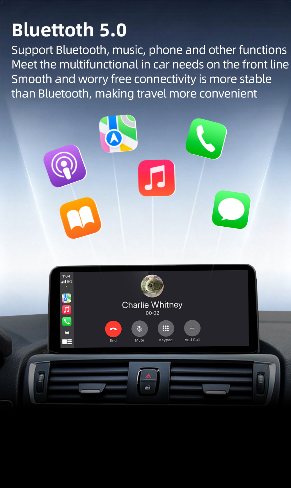 Car-Mounted Central Control Large Screen Navigation System Suitable for Bmw 1 Series 2 Series F20 F21 F22 M2 F87 2013-2016
