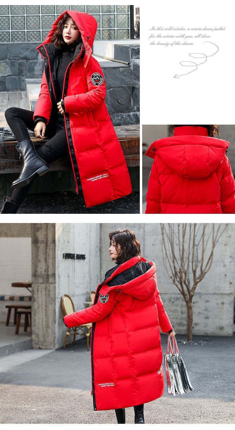 Women's Long Warm Winter Coat High-end Korean Style Casual Jacket_voghion.com