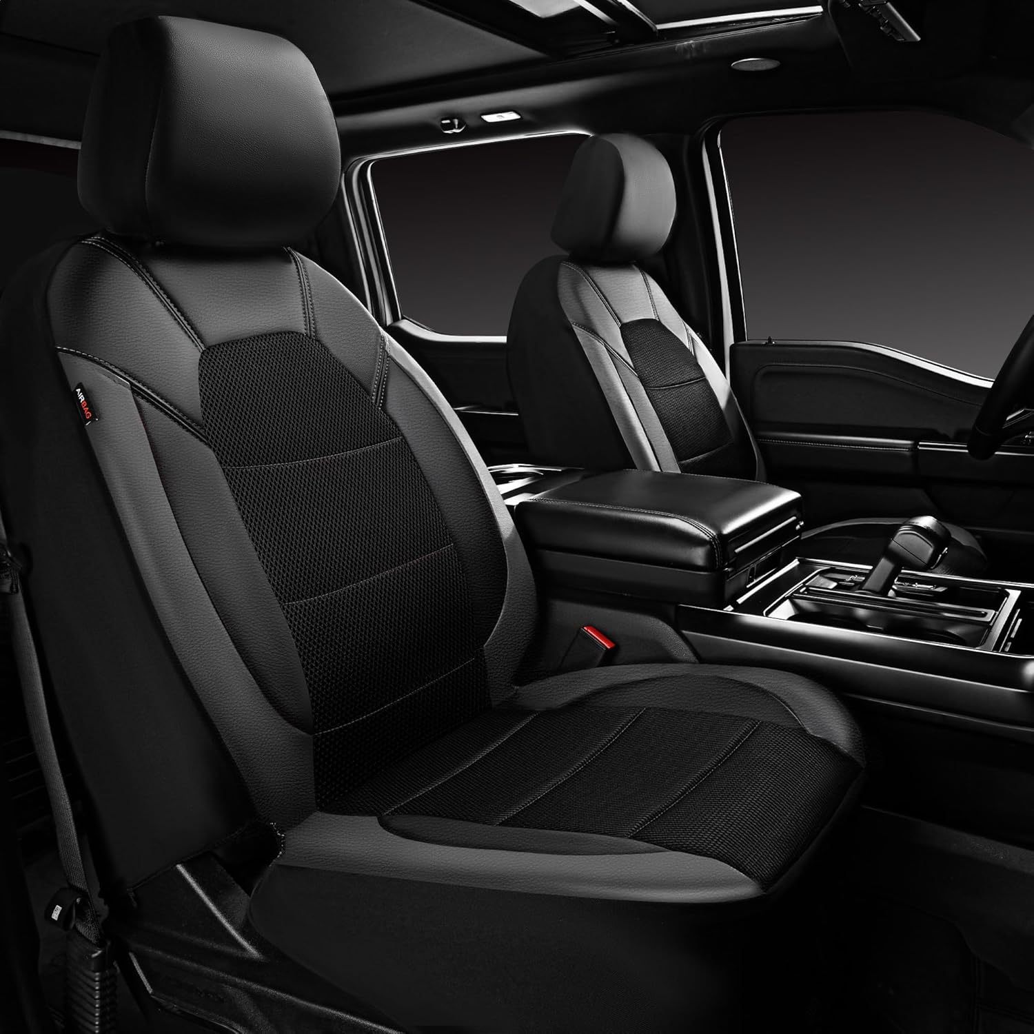 Cross-Border Pu Leather Universal Car Seat Cover Sandwich Leather Temu Amazon Meike Multi Factory Direct Sales