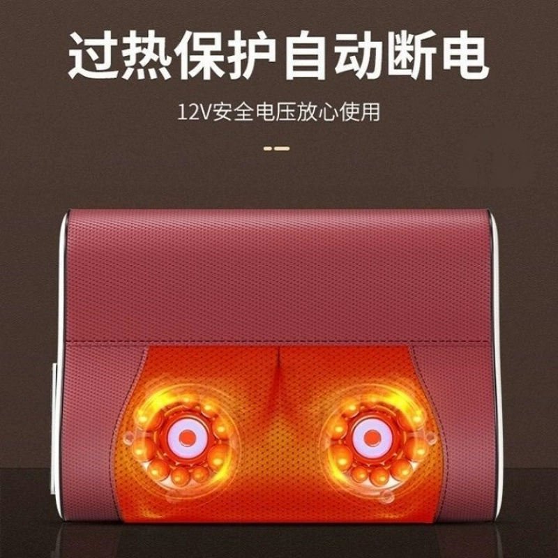 Интеллектуальная подушка-массажер для шейного отдела позвоночника, многофункциональная подушка для массажа шеи, талии и спины, домашний массаж с подогревом