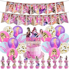 テイラー バナー バナー フラグ ケーキ フラグ バルーン セット シンガー テイラー ファン 誕生日パーティー レイアウト
