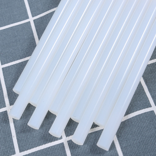 [Hot melt glue stick wholesale] High viscosity transparent white glue stick 7mm household handmade 11mm glue strip hot melt stick