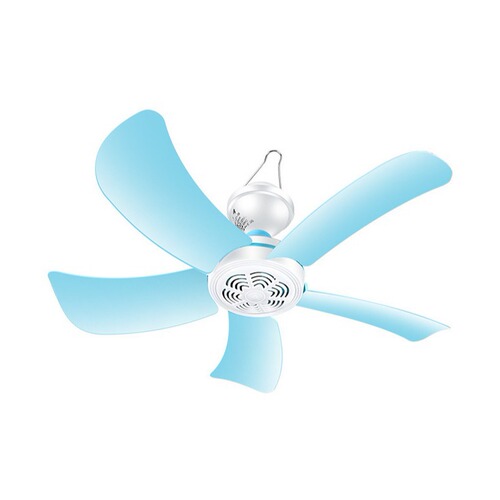 Five-leaf mini ceiling fan for student dormitory mosquito net, beautiful and quiet bed-mounted small fan, simple and small portable fan