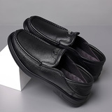 Мужская весенняя повседневная обувь для кожаной обуви, тренд сезона, из натуральной кожи, для мужчины среднего возраста, мягкая подошва