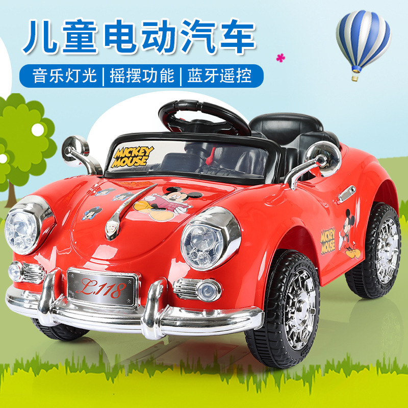 Cuatro ruedas de automóvil eléctrico para niños se pueden sentar 1 - 6 personas con control remoto coche de juguetes recargables para hombres y mujeres coche de baterías para bebés