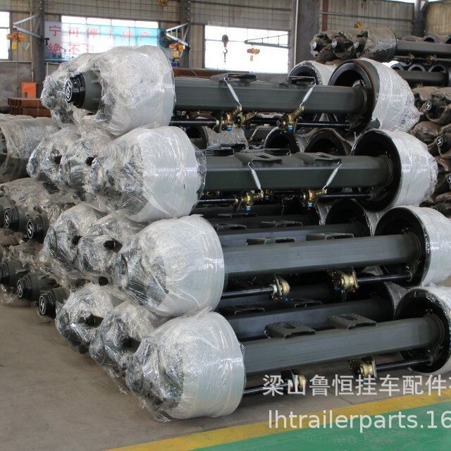 Trailer Semi-Trailer Axle 13-Ton 16-Ton American-Style Axle Fuhua Axle Foreign Trade Order-Taking Factory Direct Sales